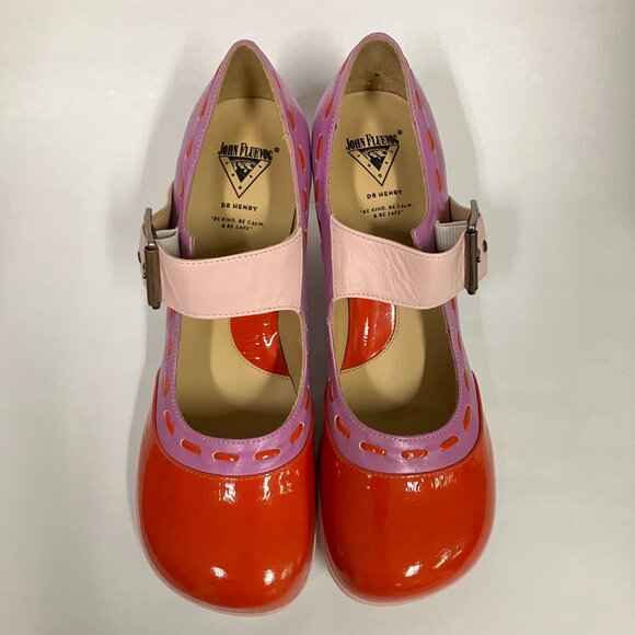 *BRAND NEW* Fluevog 2021 Operetta DR. HENRY, Purple/Red, Size 9.5 (best for 9)! - Picture 2 of 14